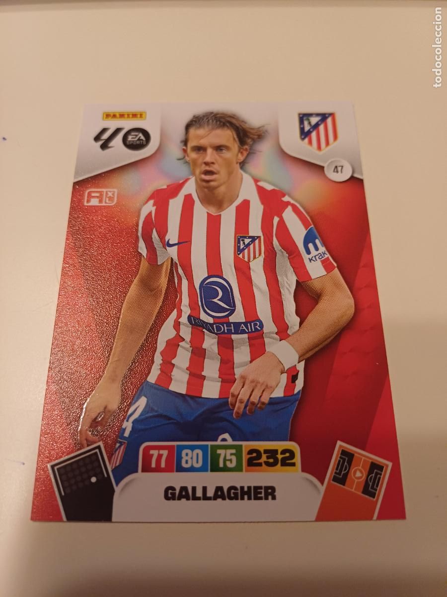 Cartes &agrave; collectionner de Football: 047 - Gallagher - Atl&eacute;tico De Madrid