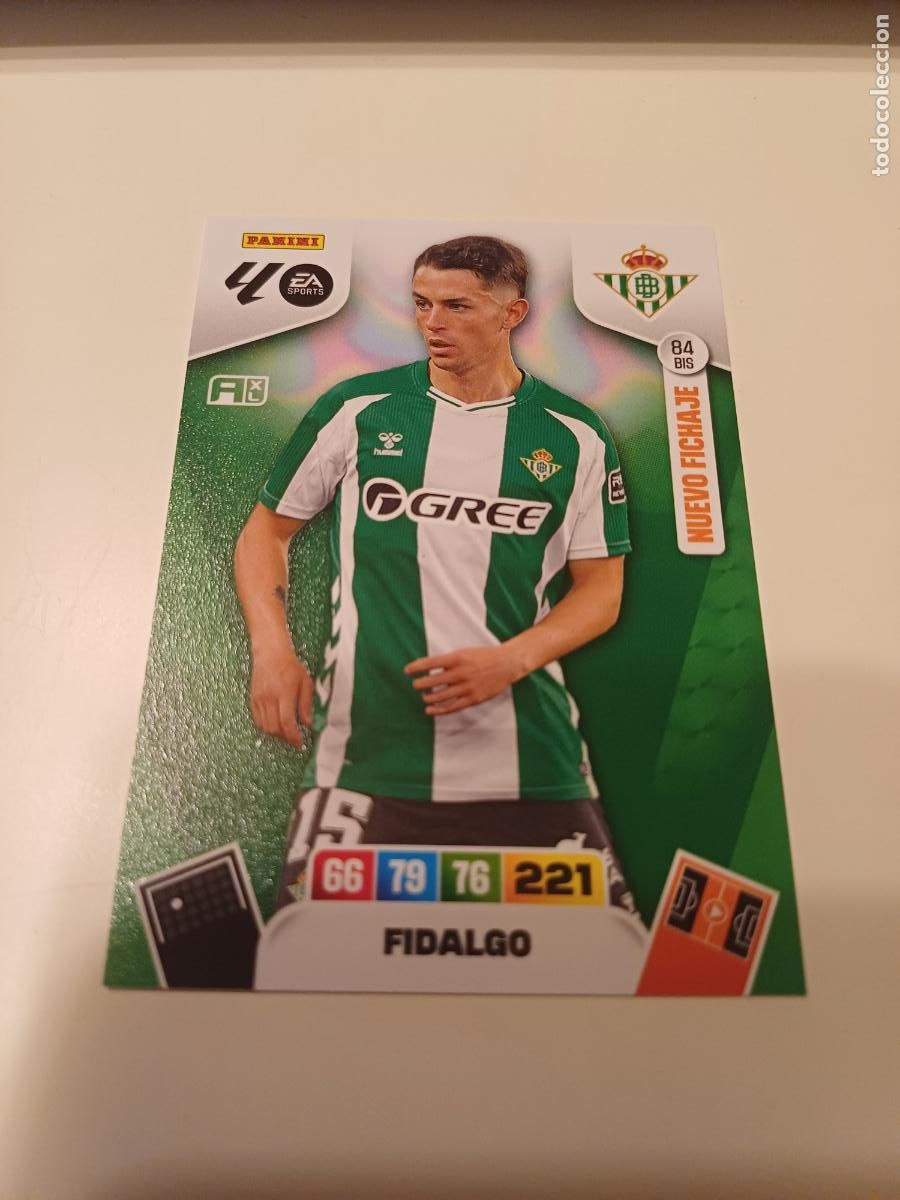 Cartes &agrave; collectionner de Football: 084Bis - Fidalgo (Betis) Nuevo Fichaje