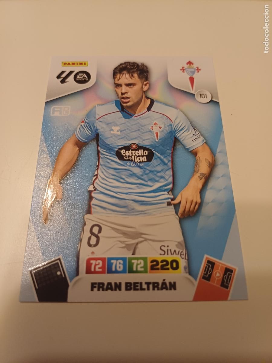 Cartes &agrave; collectionner de Football: 101 - Fran Beltr&aacute;n - Rc Celta