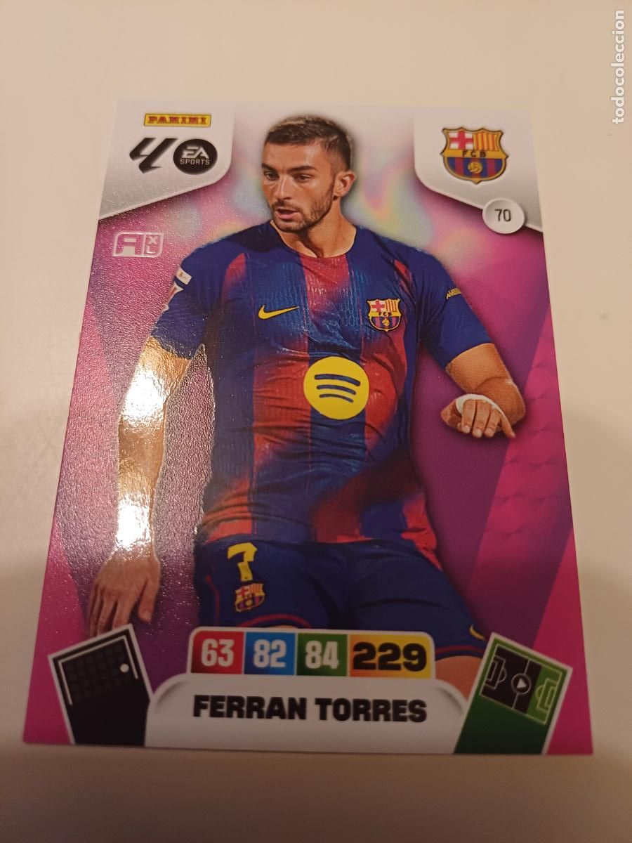 Cartes &agrave; collectionner de Football: 070 - Ferran Torres - Fc Barcelona