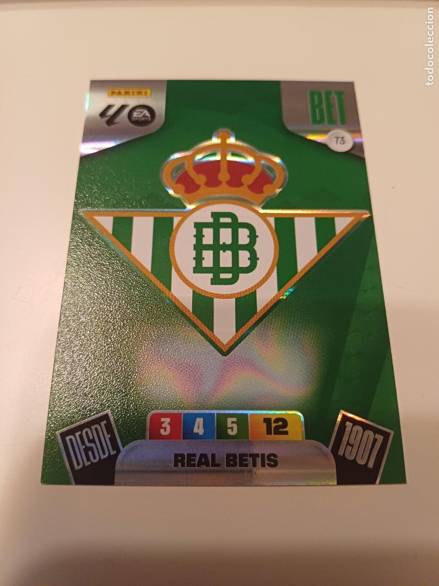 Cartes &agrave; collectionner de Football: 073 - Escudo - Real Betis