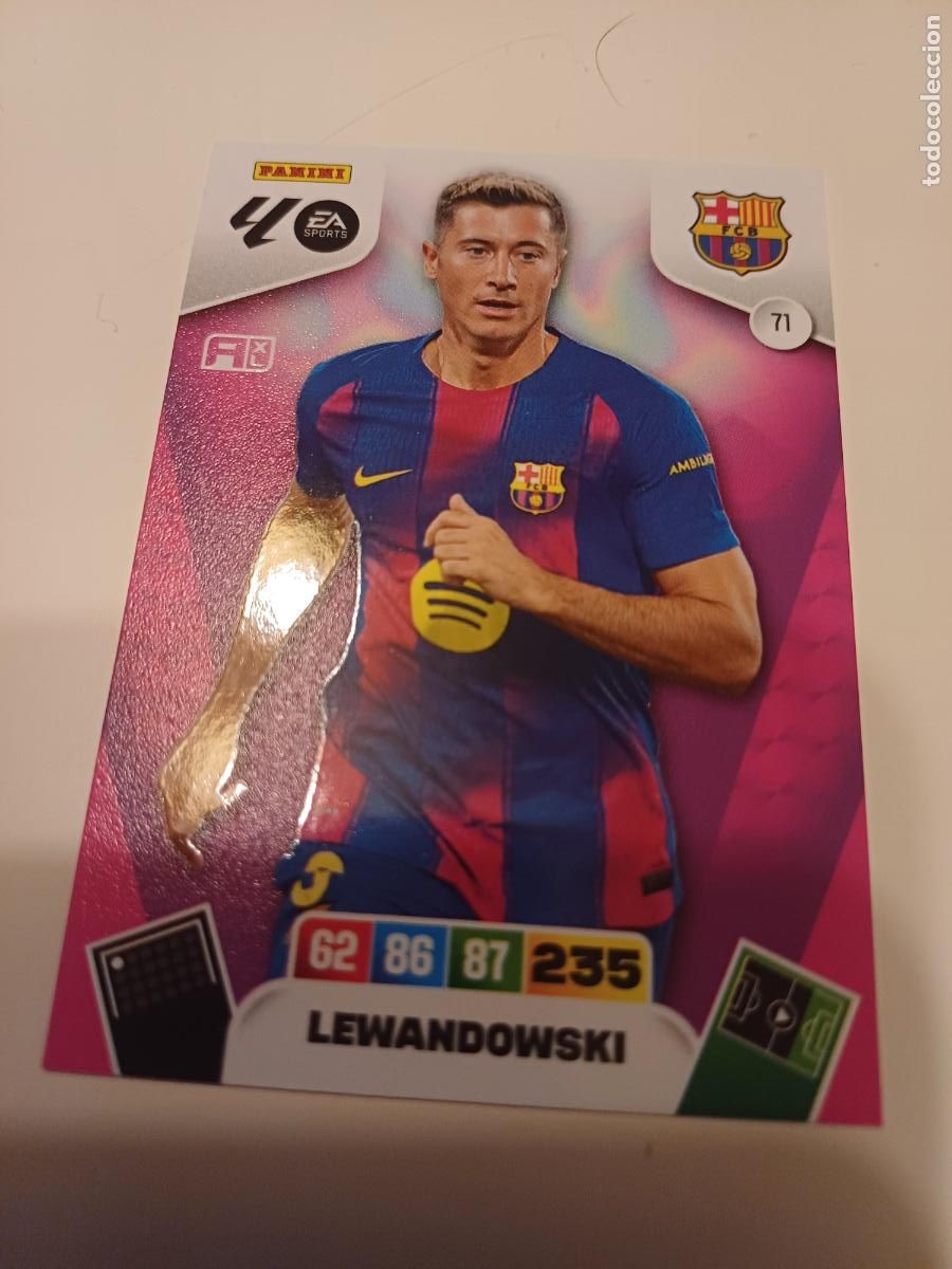 Cartes &agrave; collectionner de Football: 071 - Lewandowski - Fc Barcelona