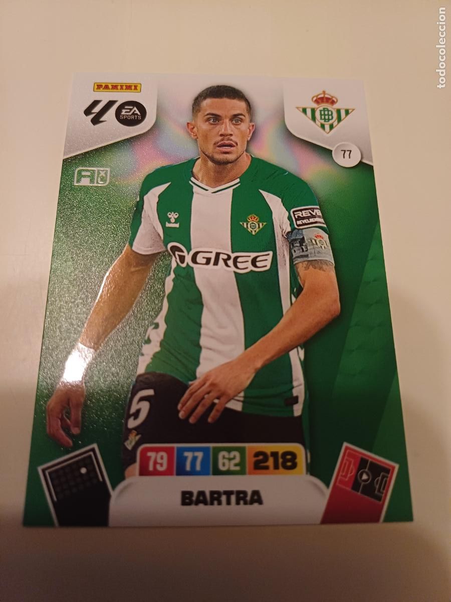 Cartes &agrave; collectionner de Football: 077 - Bartra - Real Betis