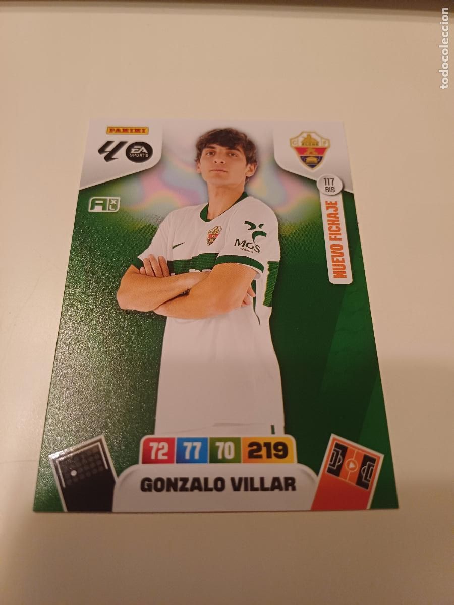 Cartes &agrave; collectionner de Football: 117Bis - Gonzalo Villar (Elche) Nuevo Fichaje