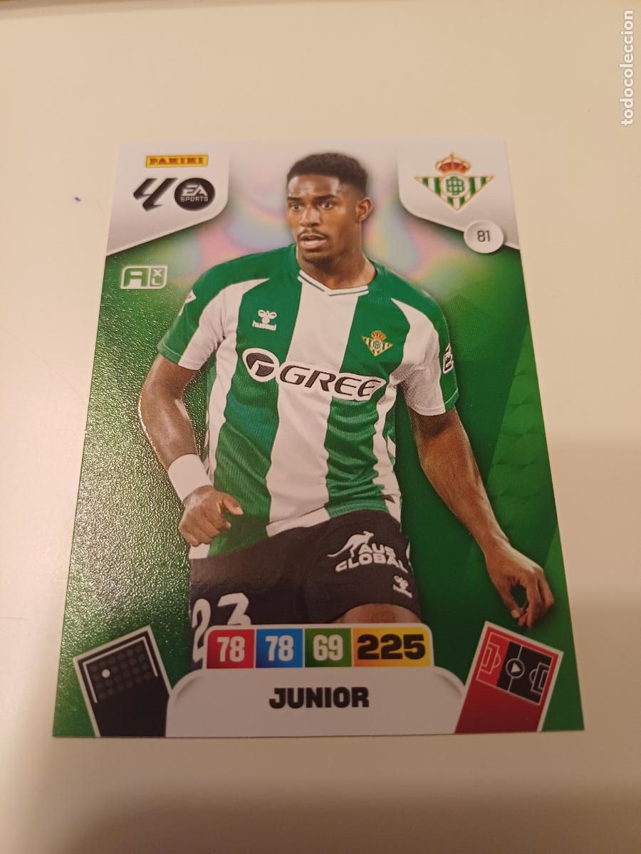 Cartes &agrave; collectionner de Football: 081 - Junior - Real Betis