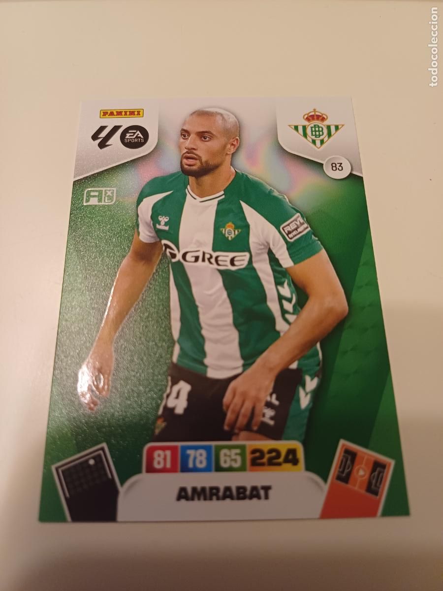 Cartes &agrave; collectionner de Football: 083 - Amrabat - Real Betis