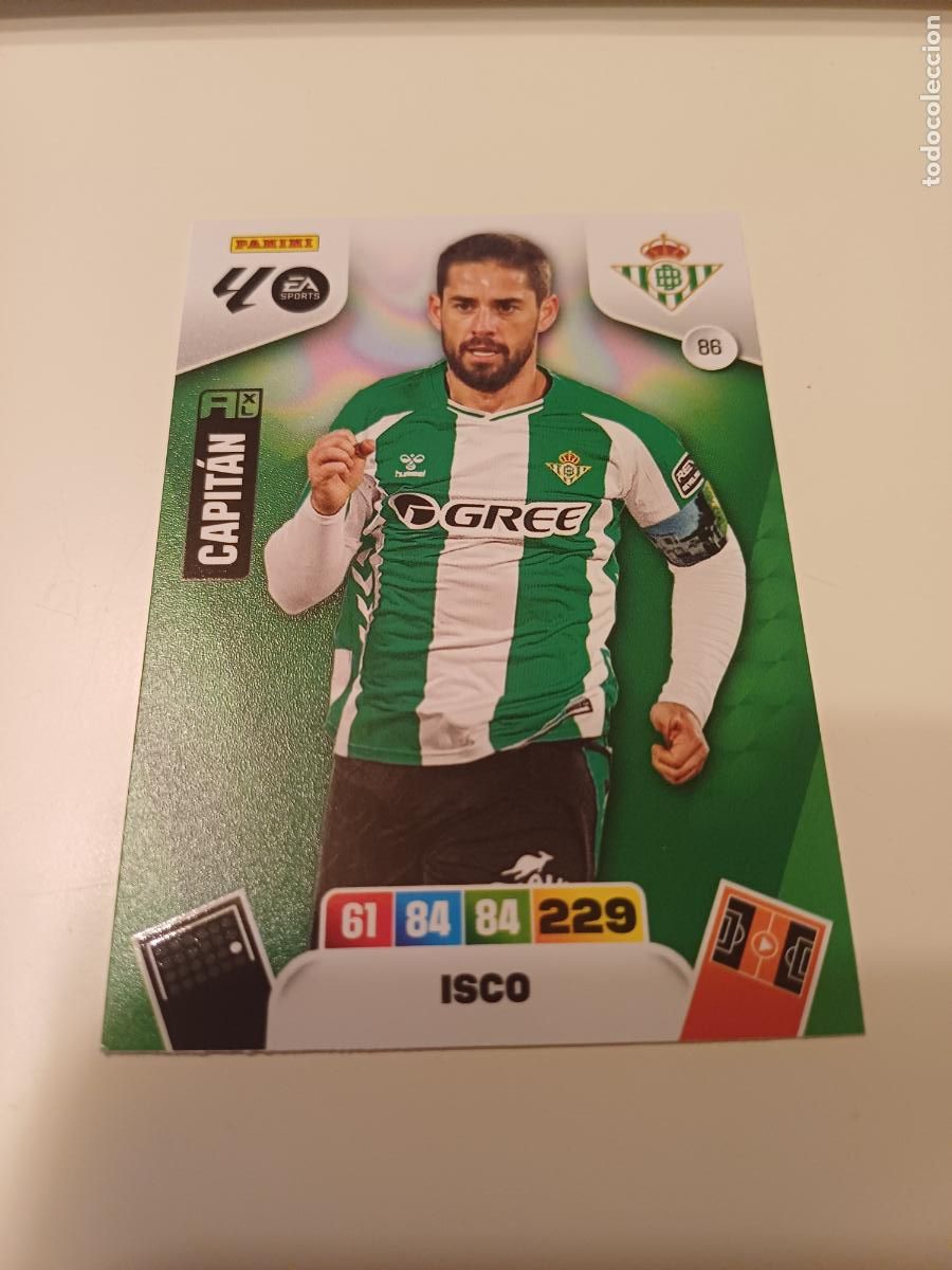 Cartes &agrave; collectionner de Football: 086 - Isco (Capit&aacute;n) - Real Betis