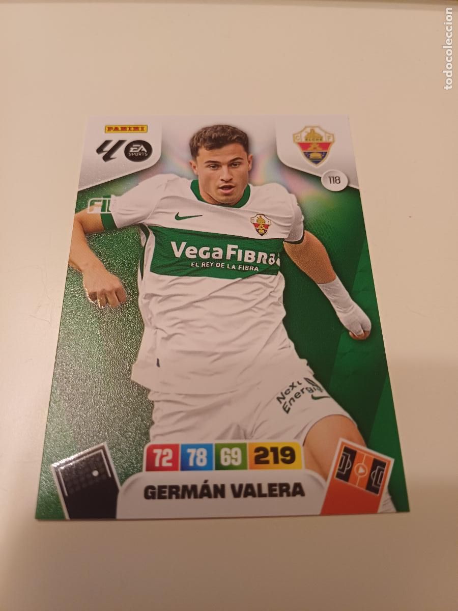 Cartes &agrave; collectionner de Football: 118 - Germ&aacute;n Valera - Elche Cf