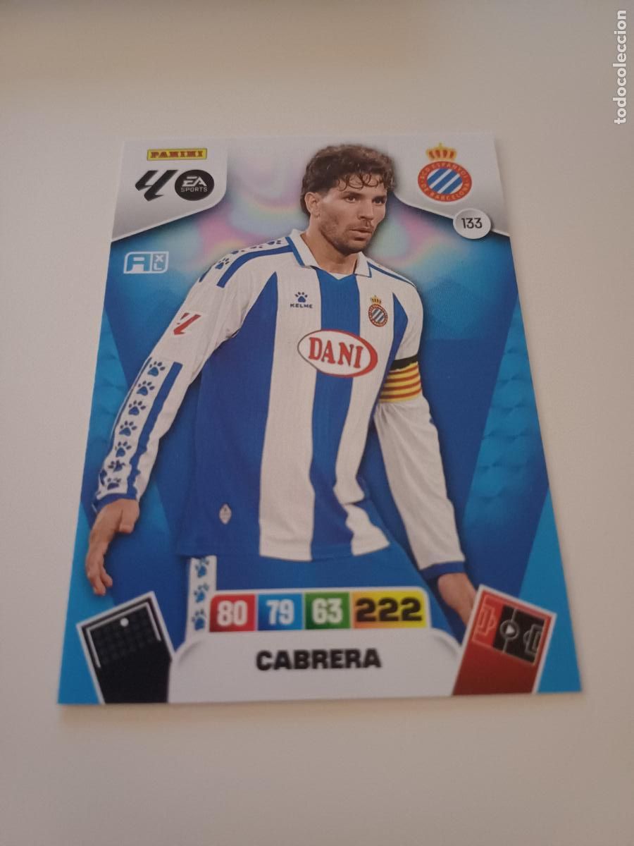 Cromos de F&uacute;tbol: 133 - Cabrera - Rcd Espanyol