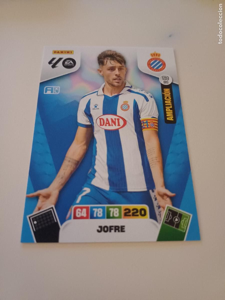 Cromos de F&uacute;tbol: 139Bis - Jofre (Espanyol) Ampliaci&oacute;n