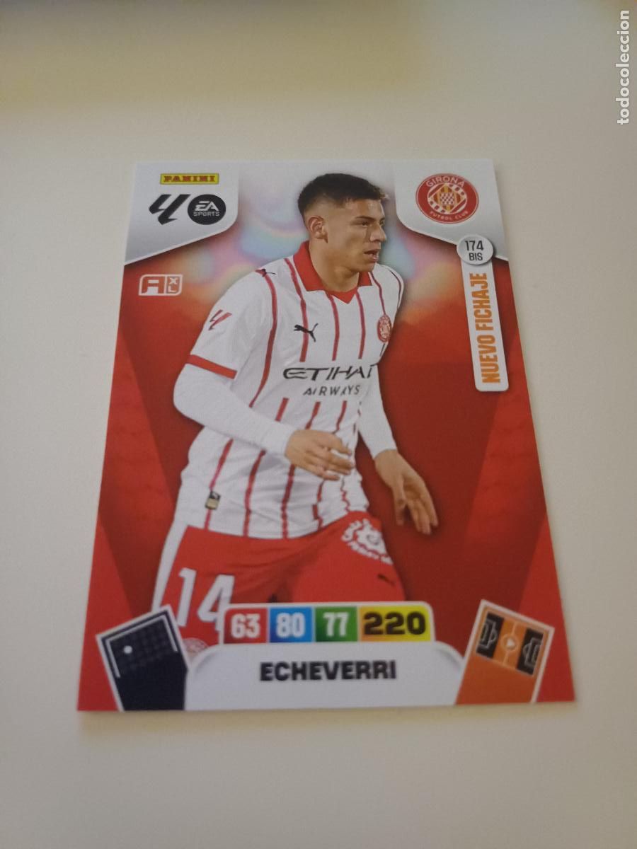Figurine di Calcio: 174Bis - Echeverri (Girona) Nuevo Fichaje