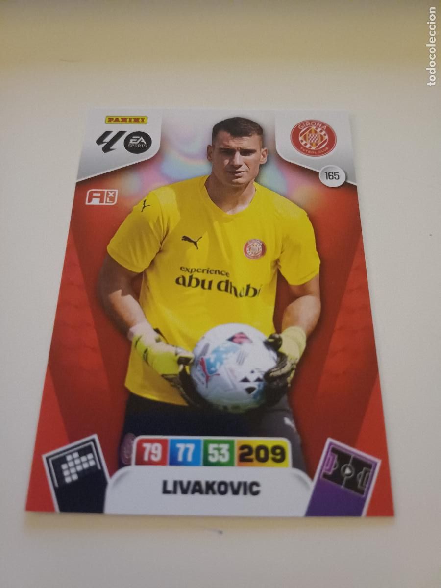 Football Stickers: 165 - Livakovic - Girona Fc