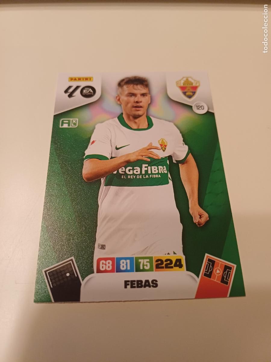 Football Stickers: 120 - Febas - Elche Cf