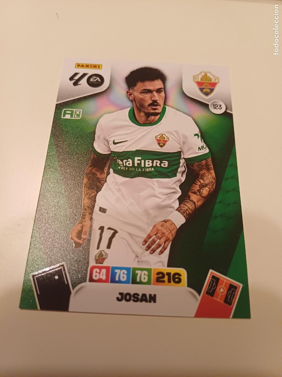 Football Stickers: 123 - Josan - Elche Cf
