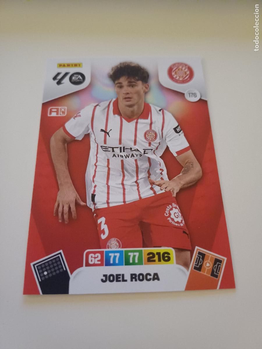 Football Stickers: 176 - Joel Roca - Girona Fc