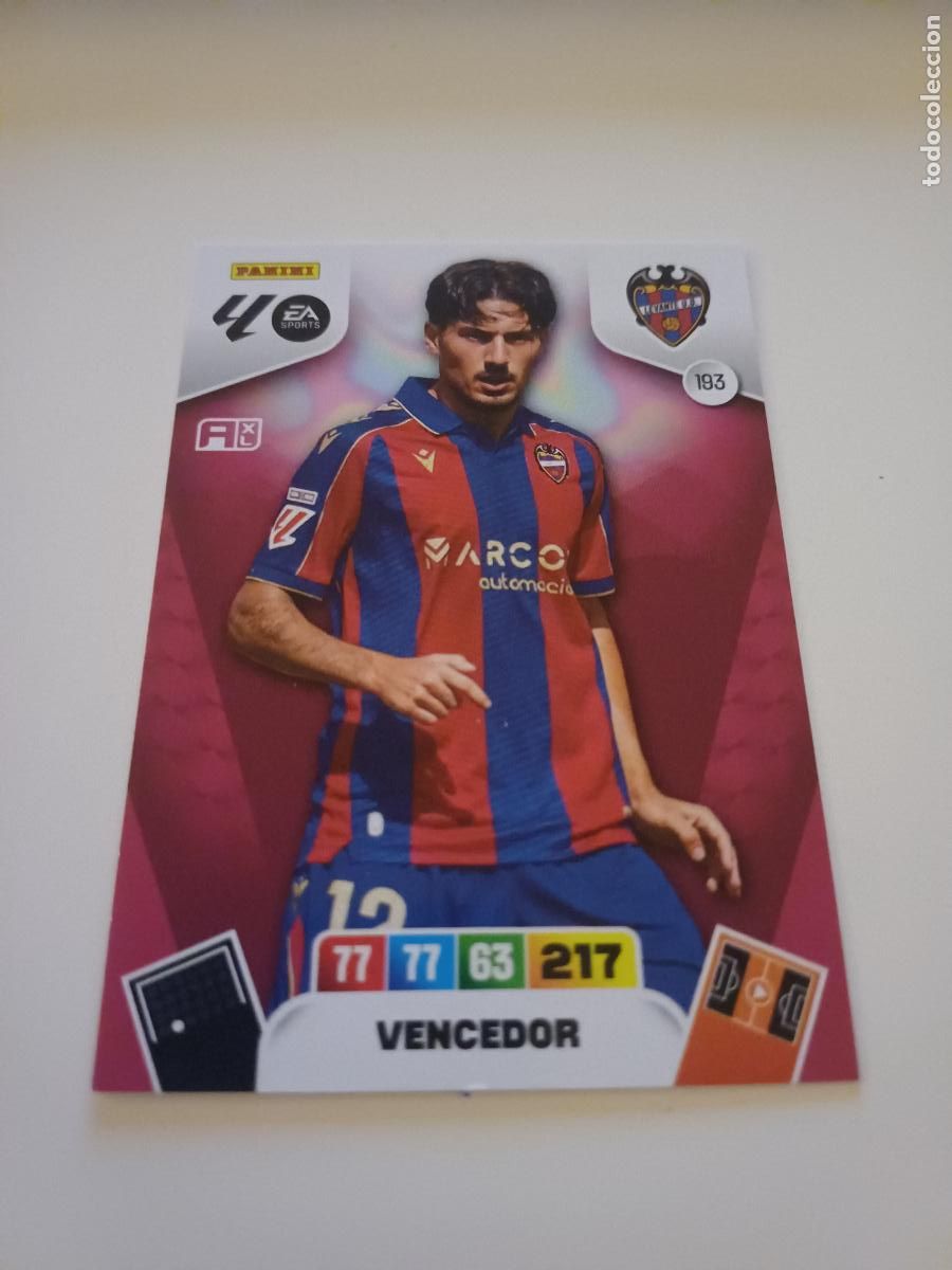 Football Stickers: 193 - Vencedor - Levante Ud
