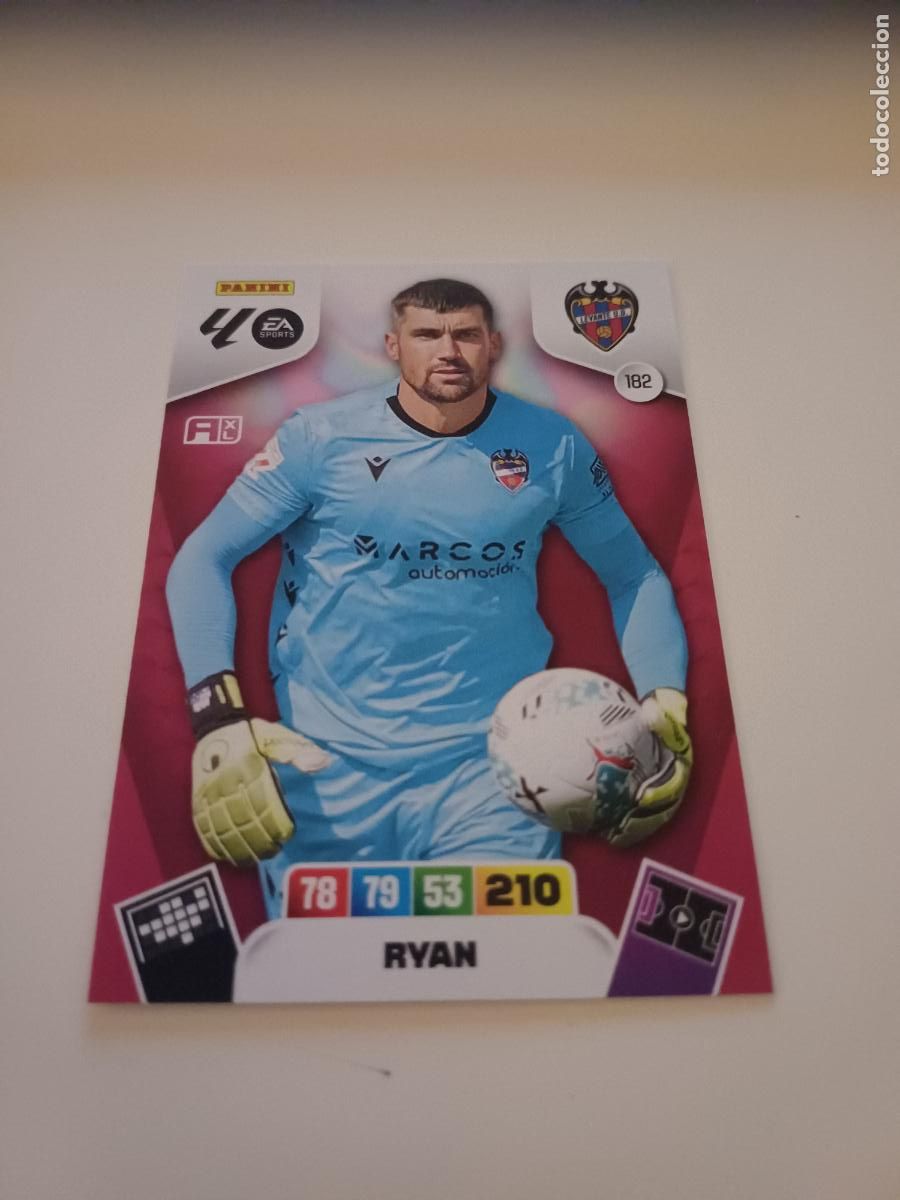 Cromos de f&uacute;tbol: 182 - Ryan - Levante Ud - Foto 1