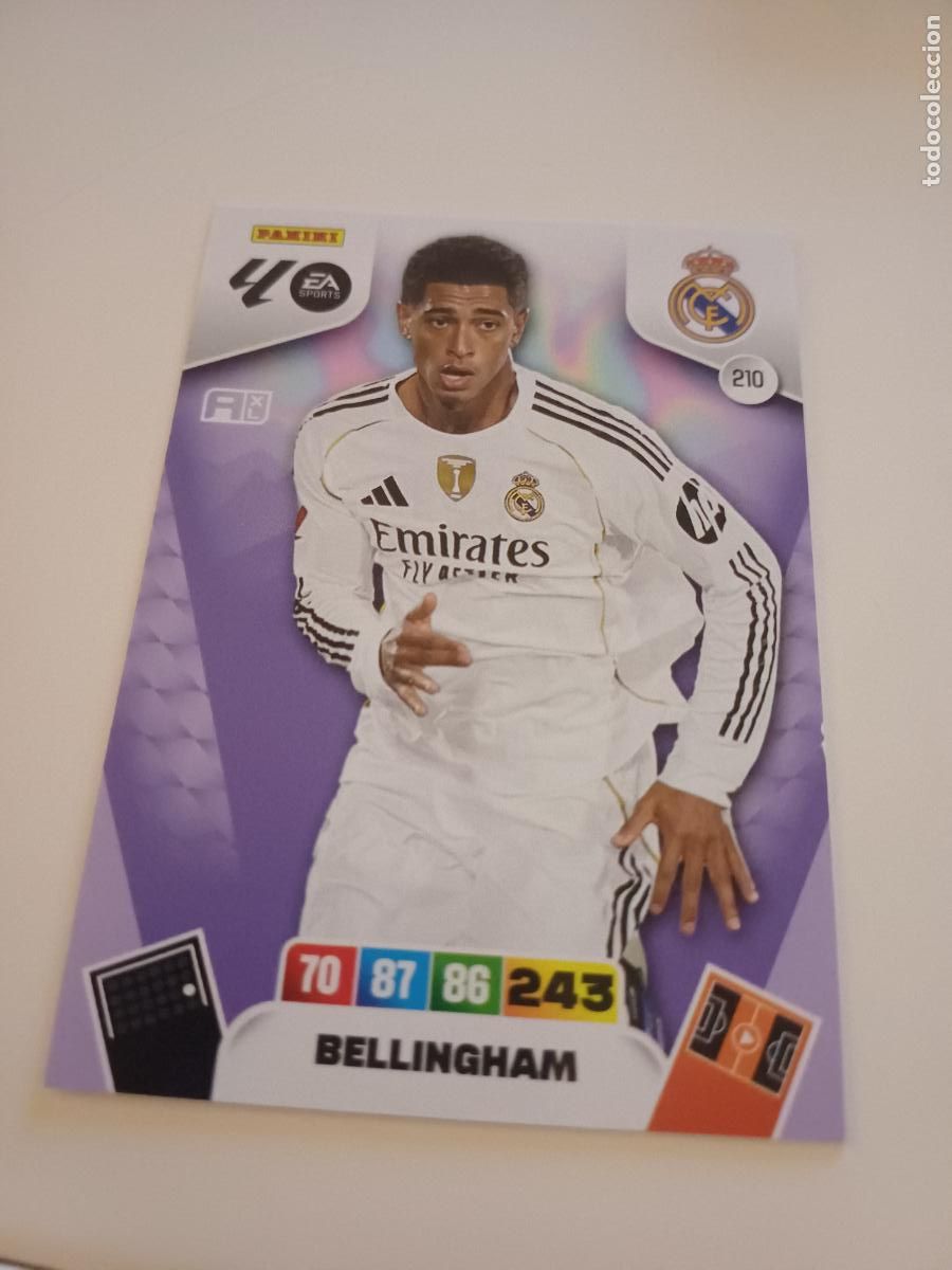 Football Stickers: 210 - Bellingham - Real Madrid