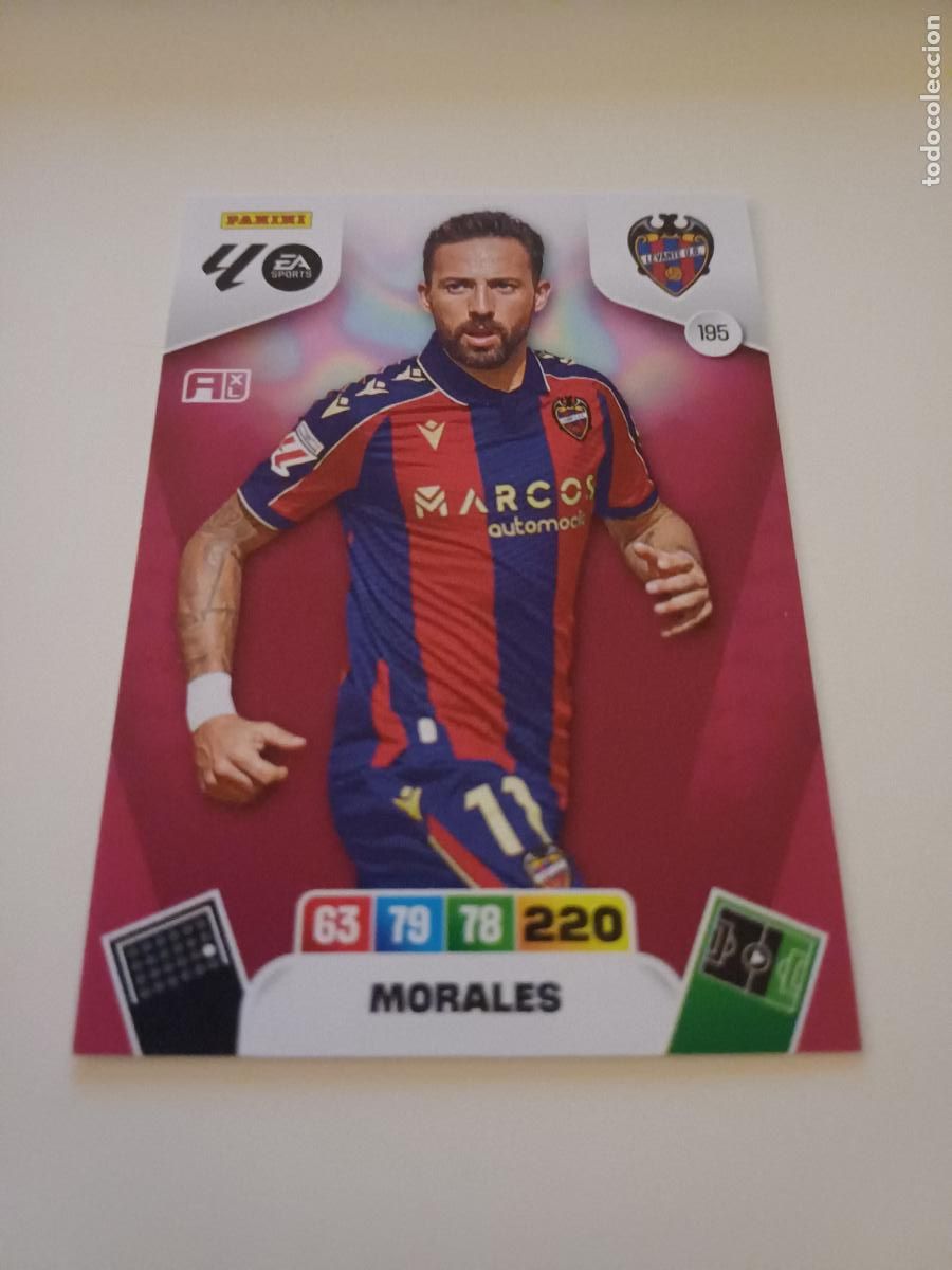 Cromos de F&uacute;tbol: 195 - Morales - Levante Ud