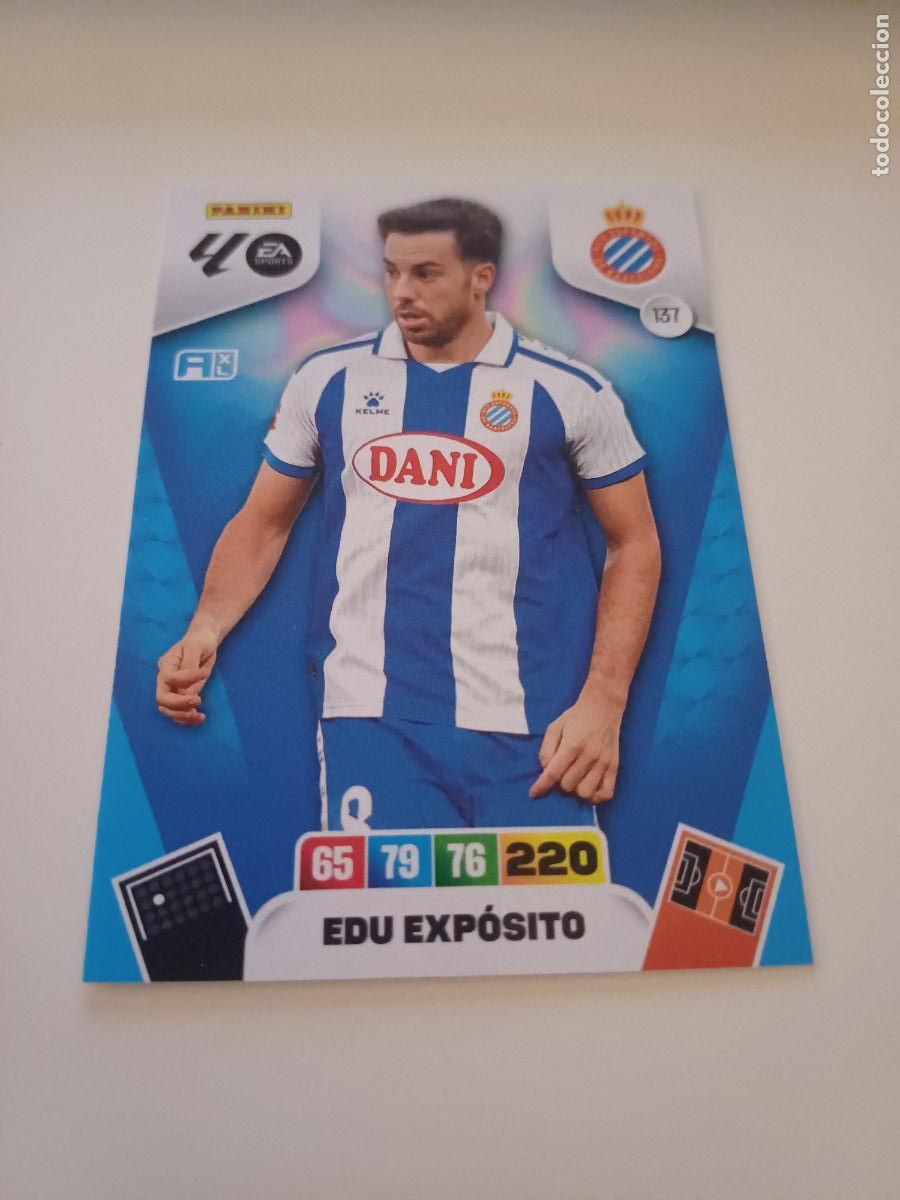 Cromos de F&uacute;tbol: 137 - Edu Exp&oacute;sito - Rcd Espanyol