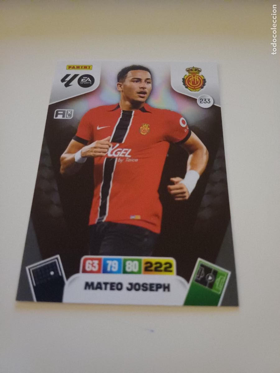Cromos de F&uacute;tbol: 233 - Mateo Joseph - Rcd Mallorca