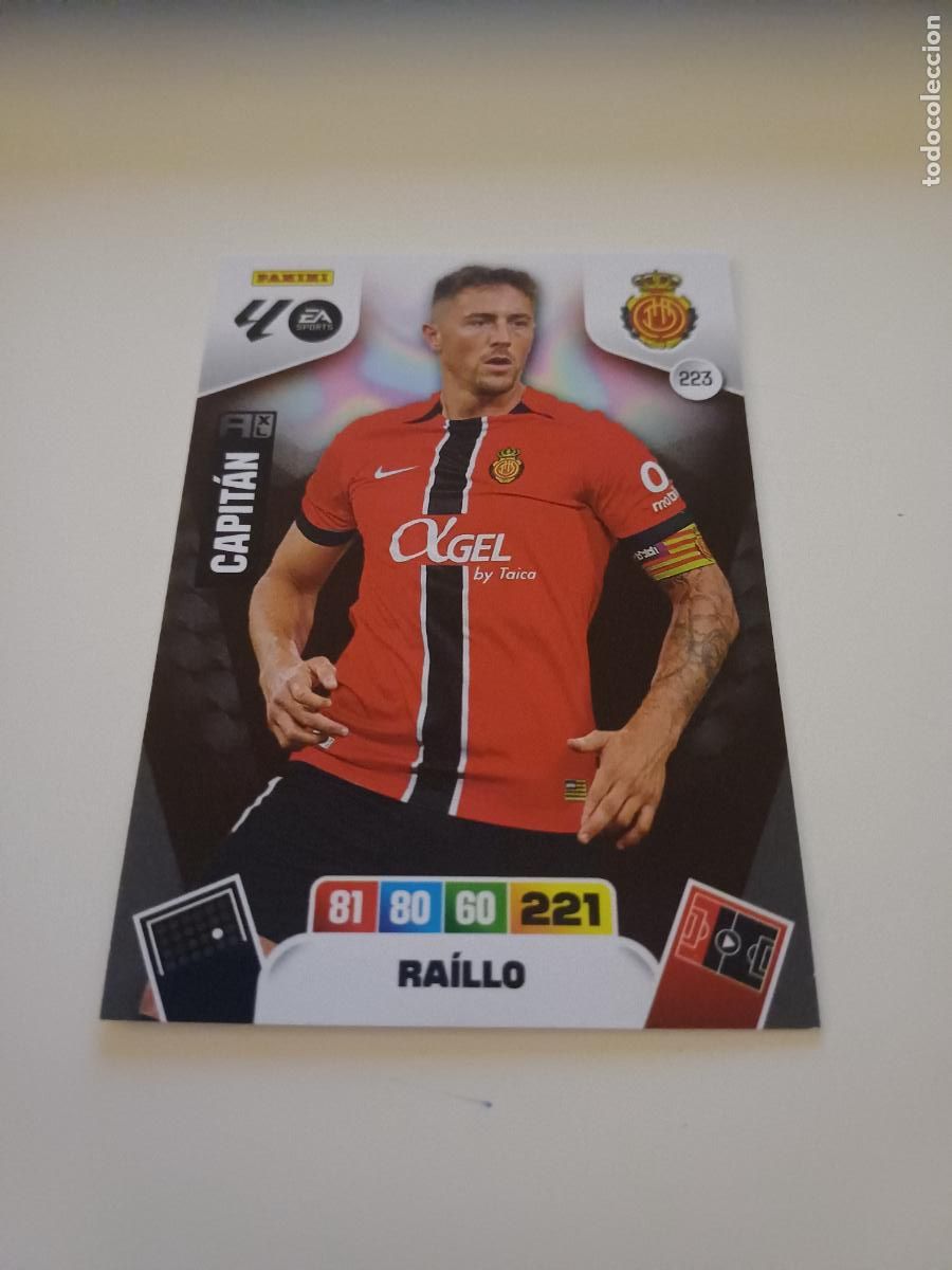 Cromos de F&uacute;tbol: 223 - Ra&iacute;llo (Capit&aacute;n) - Rcd Mallorca