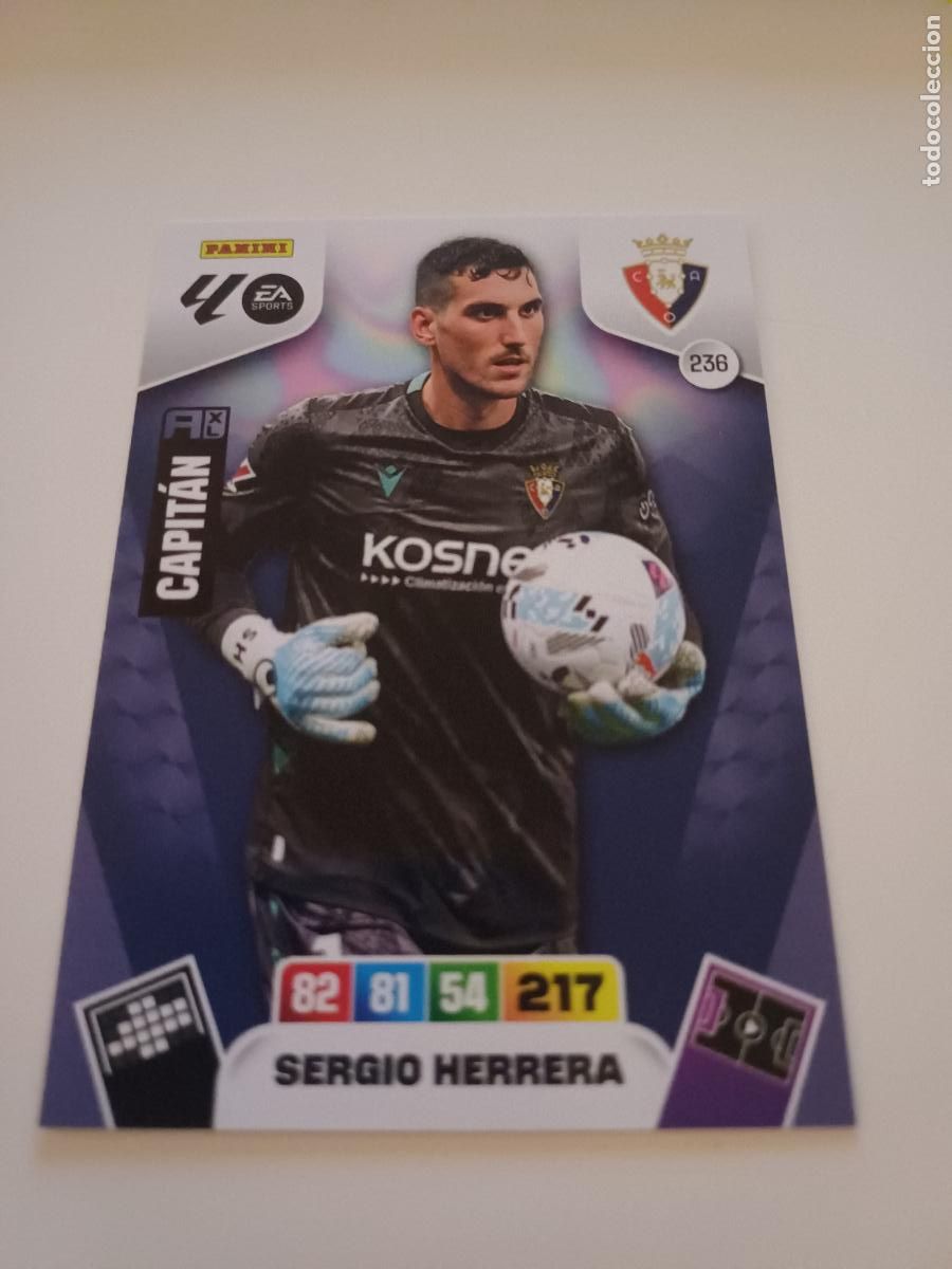 Cromos de F&uacute;tbol: 236 - Sergio Herrera (Cap) - Ca Osasuna