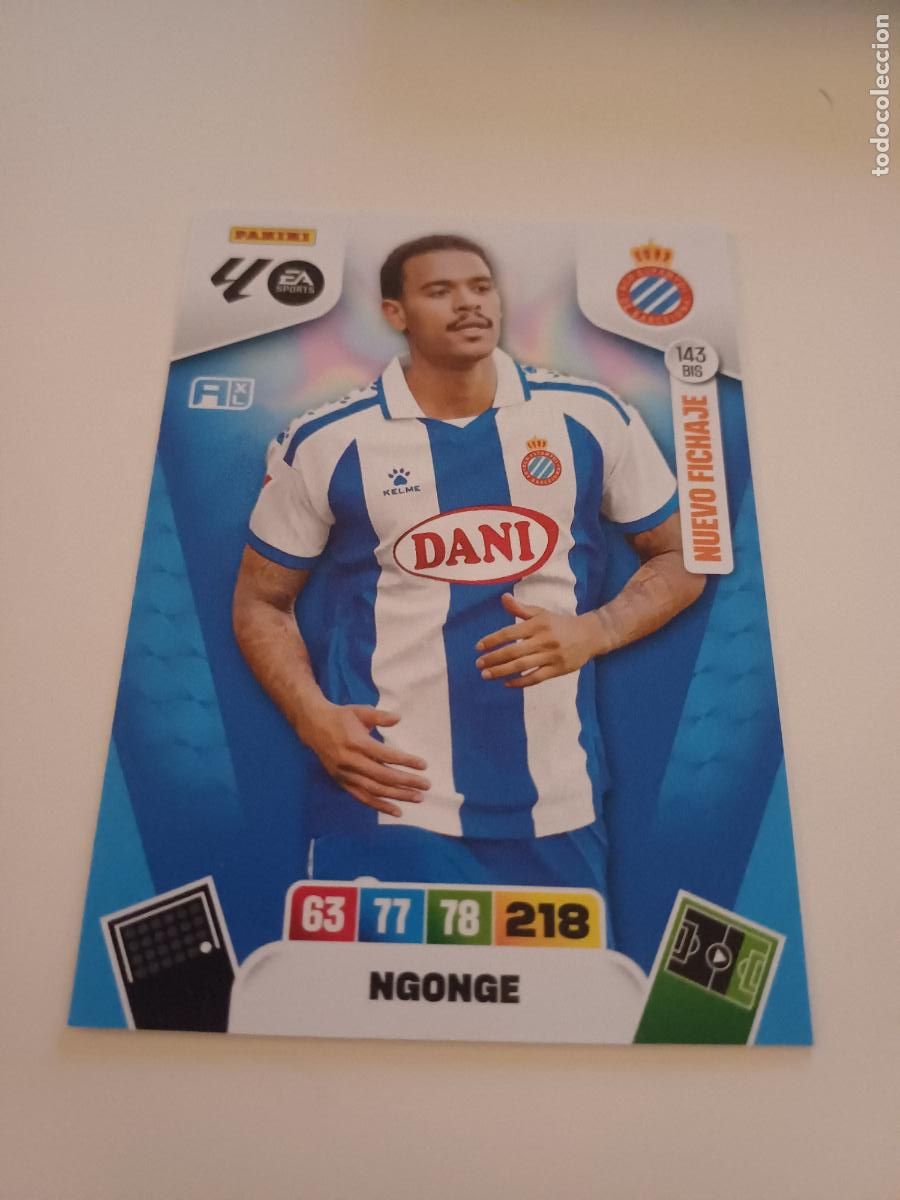 Cromos de F&uacute;tbol: 143Bis - Ngonge (Espanyol) Nuevo Fichaje