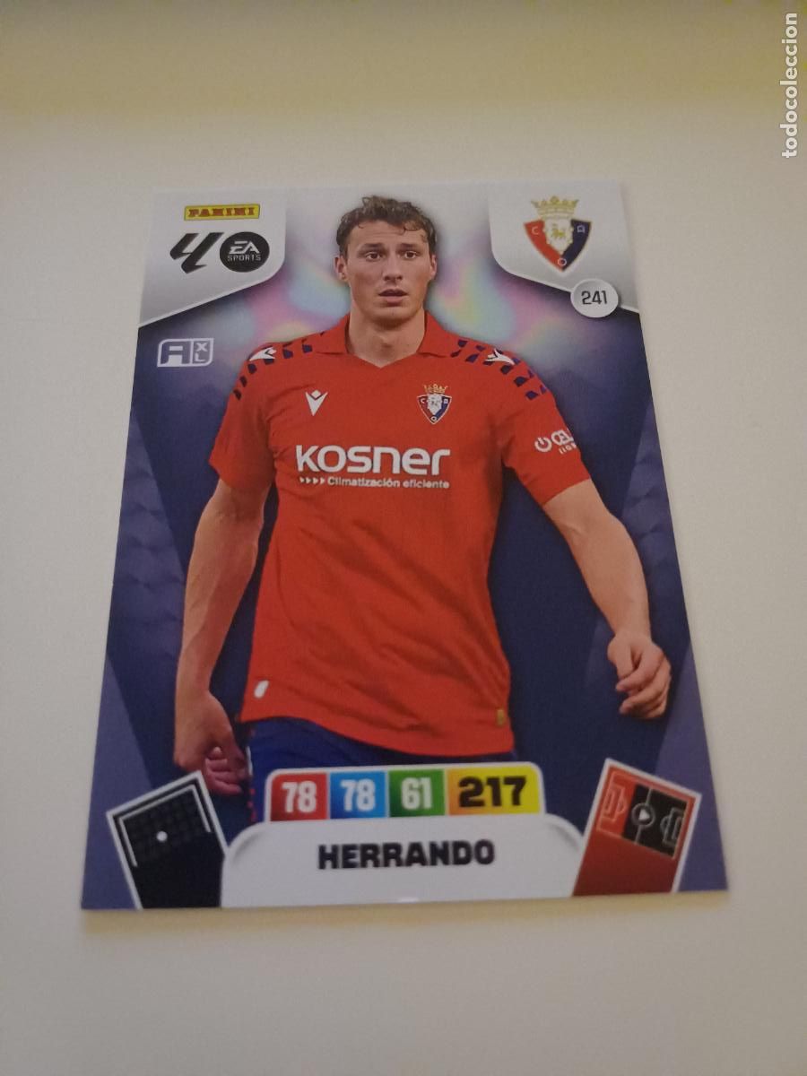 Cromos de F&uacute;tbol: 241 - Herrando - Ca Osasuna