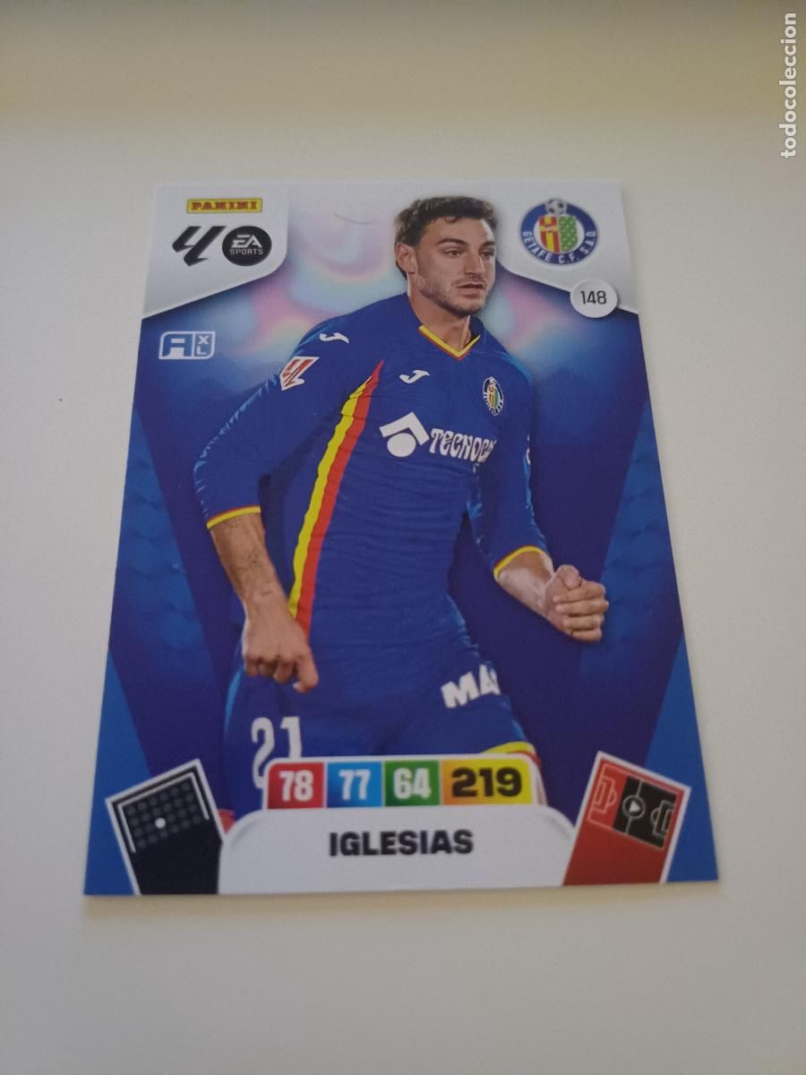 Cromos de F&uacute;tbol: 148 - Iglesias - Getafe Cf