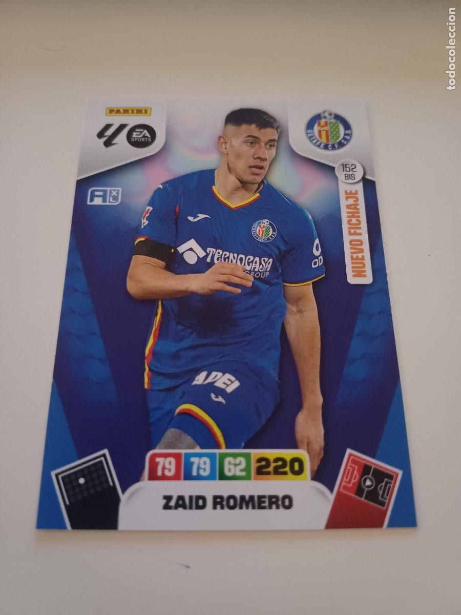 Cromos de F&uacute;tbol: 152Bis - Zaid Romero (Getafe) Nuevo Fichaje