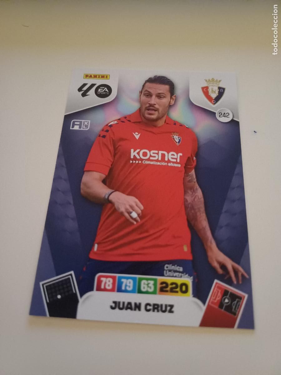 Cromos de F&uacute;tbol: 242 - Juan Cruz - Ca Osasuna