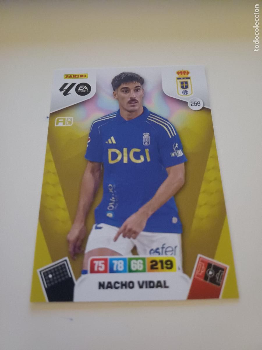 Cartes &agrave; collectionner de Football: 256 - Nacho Vidal - Real Oviedo