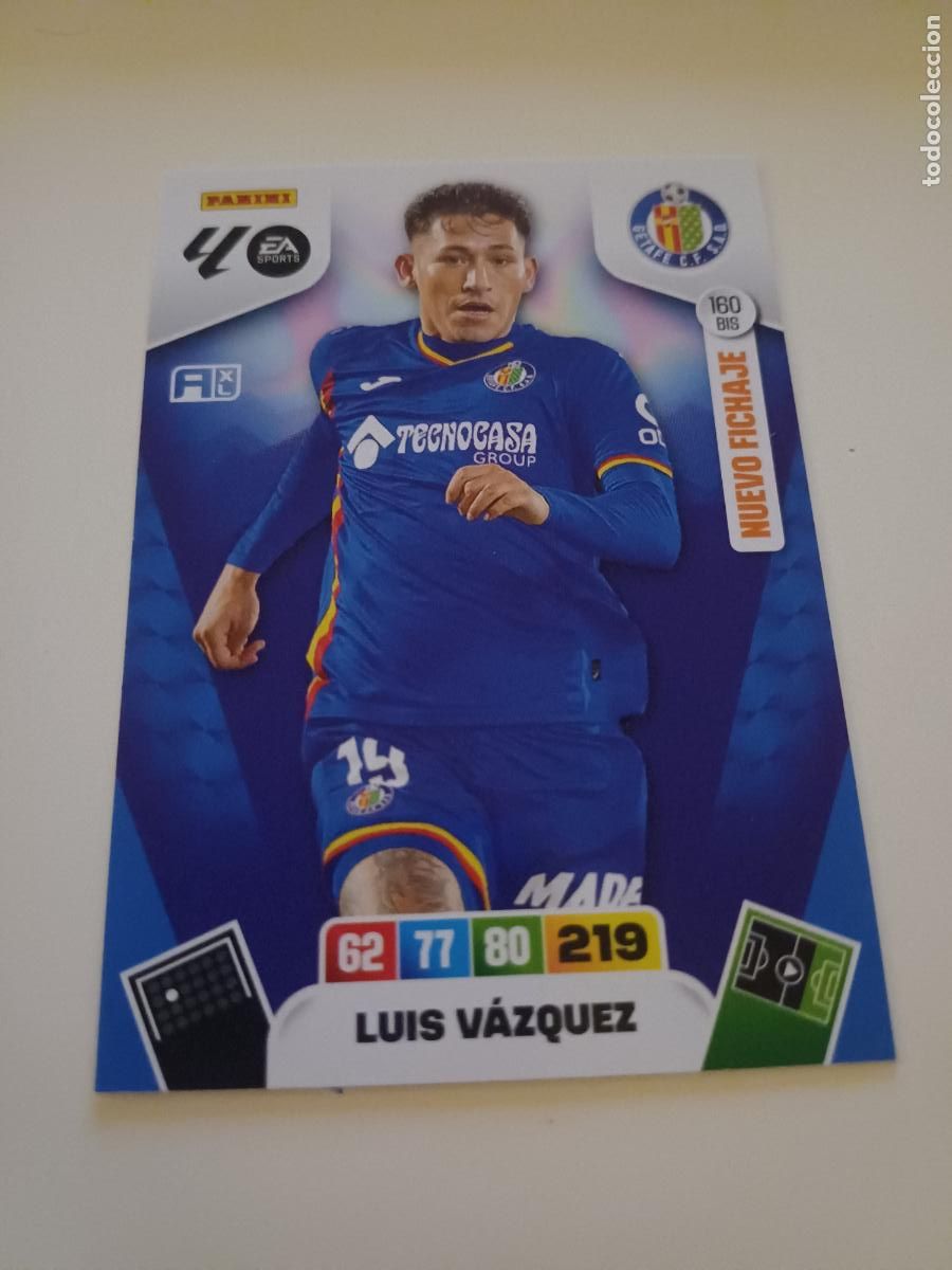 Cromos de F&uacute;tbol: 160Bis - Luis V&aacute;zquez (Getafe) Nuevo Fichaje