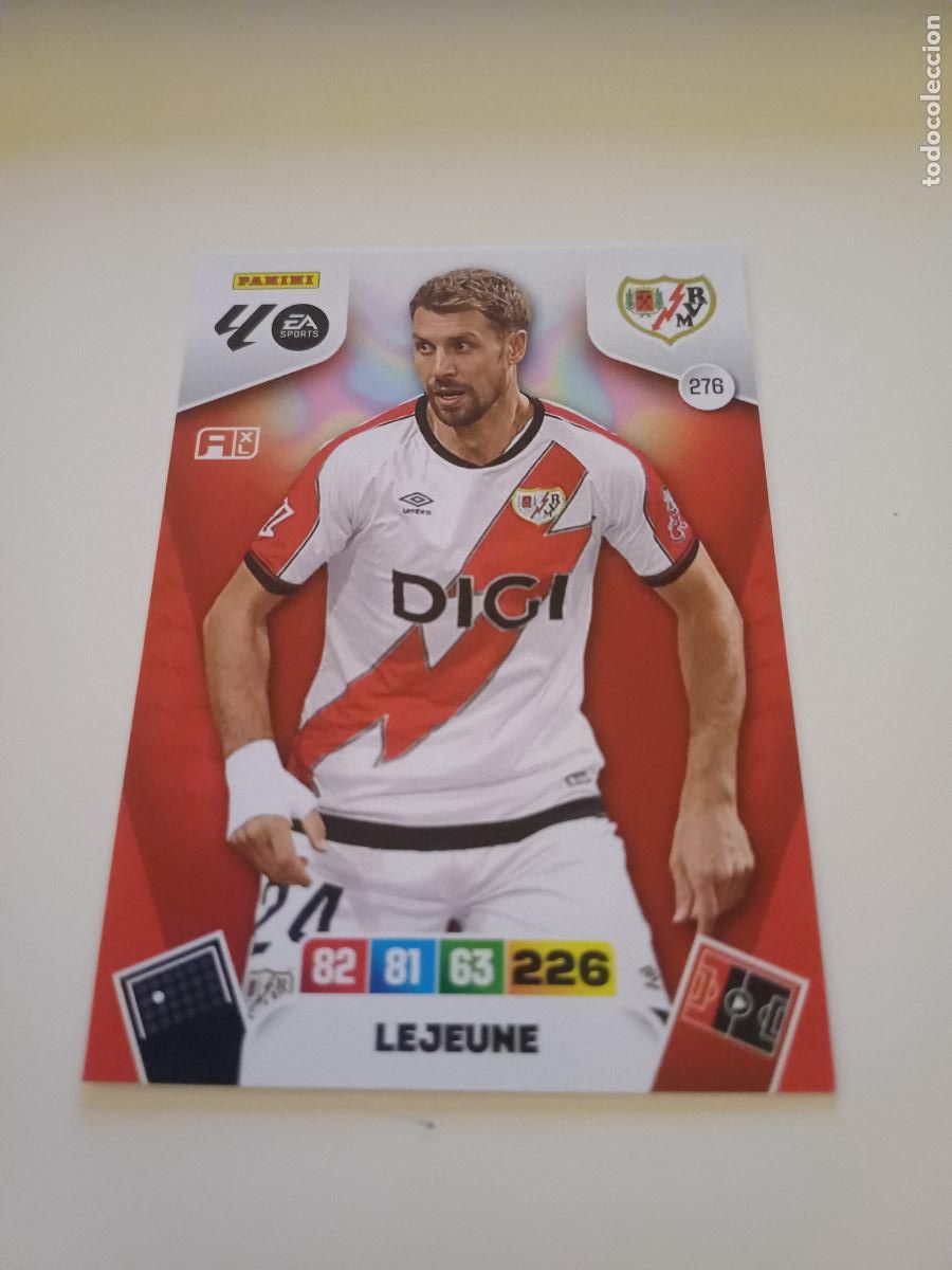 Cromos de F&uacute;tbol: 276 - Lejeune - Rayo Vallecano