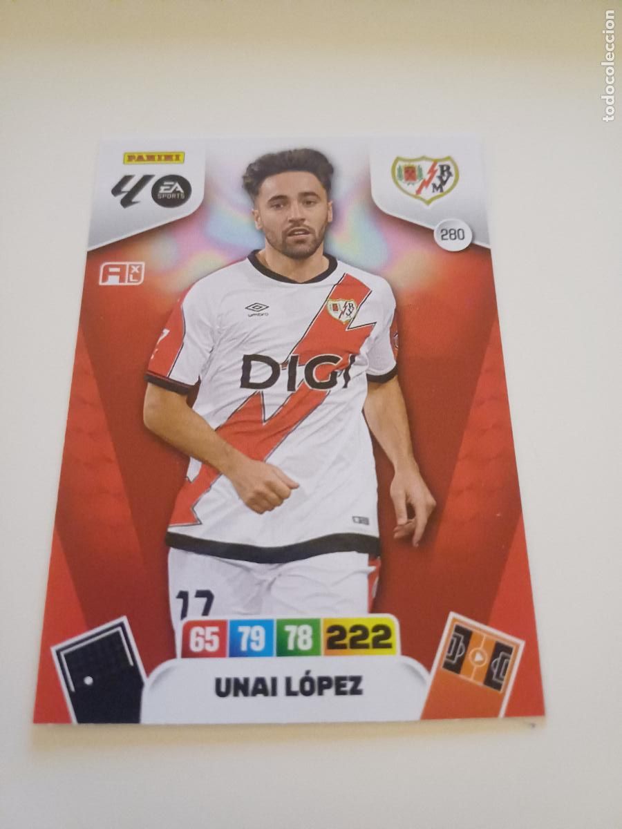 Cromos de F&uacute;tbol: 280 - Unai L&oacute;pez - Rayo Vallecano