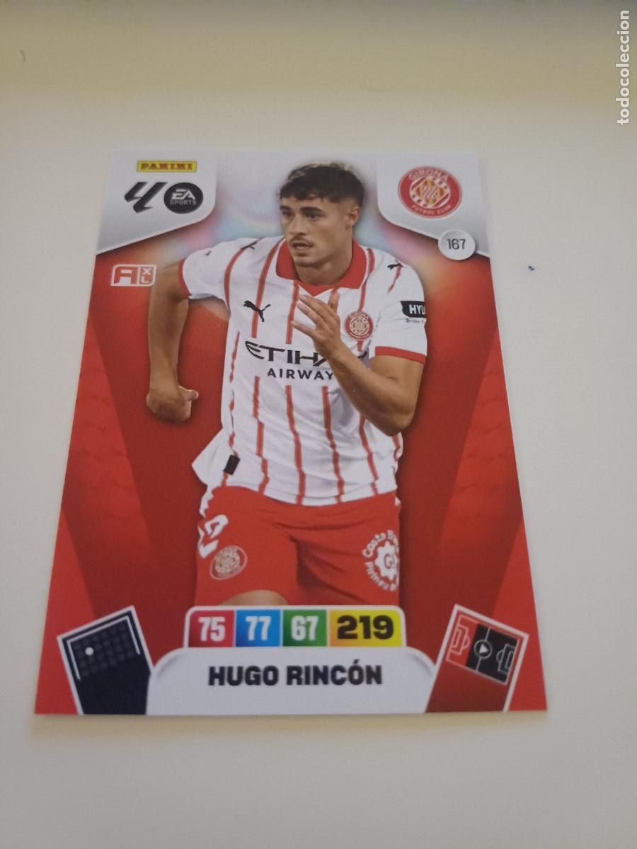 Cromos de F&uacute;tbol: 167 - Hugo Rinc&oacute;n - Girona Fc