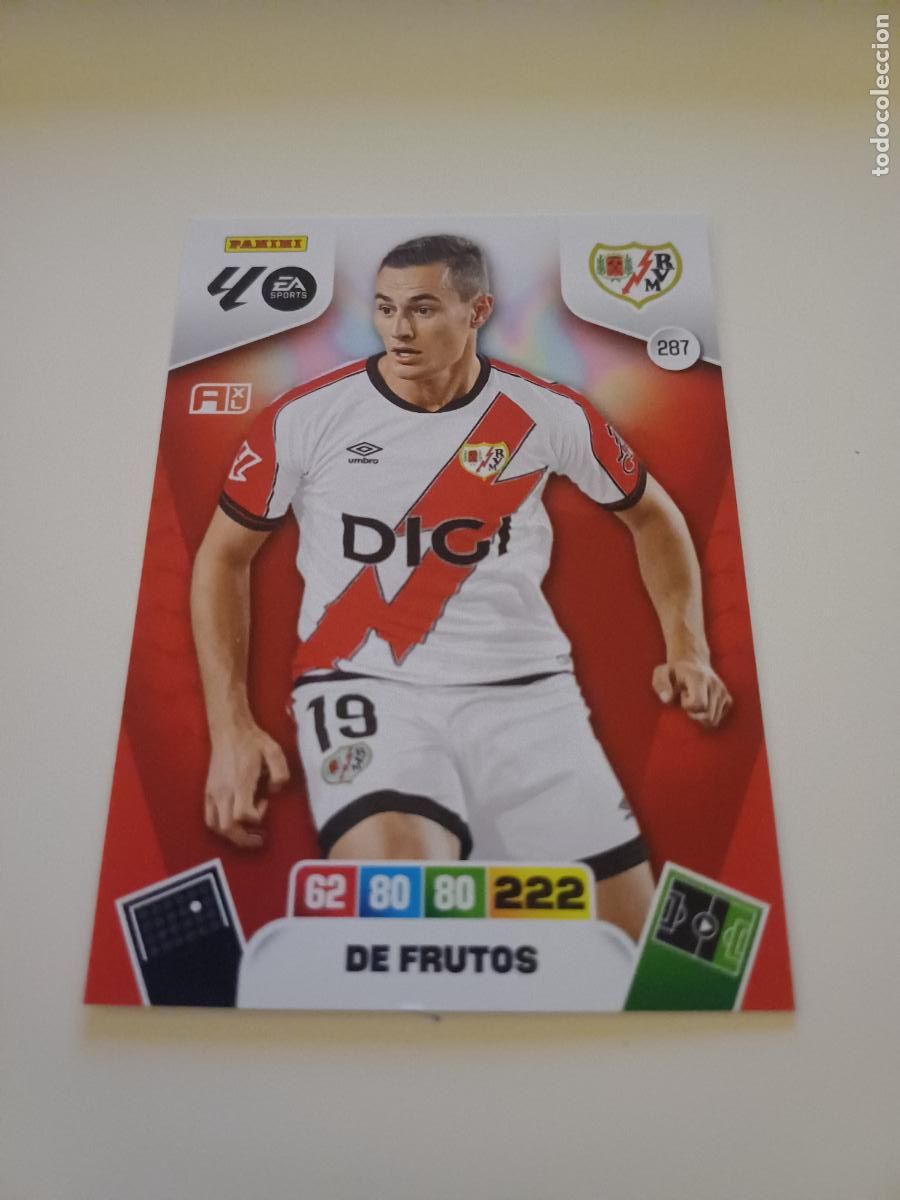 Cromos de F&uacute;tbol: 287 - De Frutos - Rayo Vallecano
