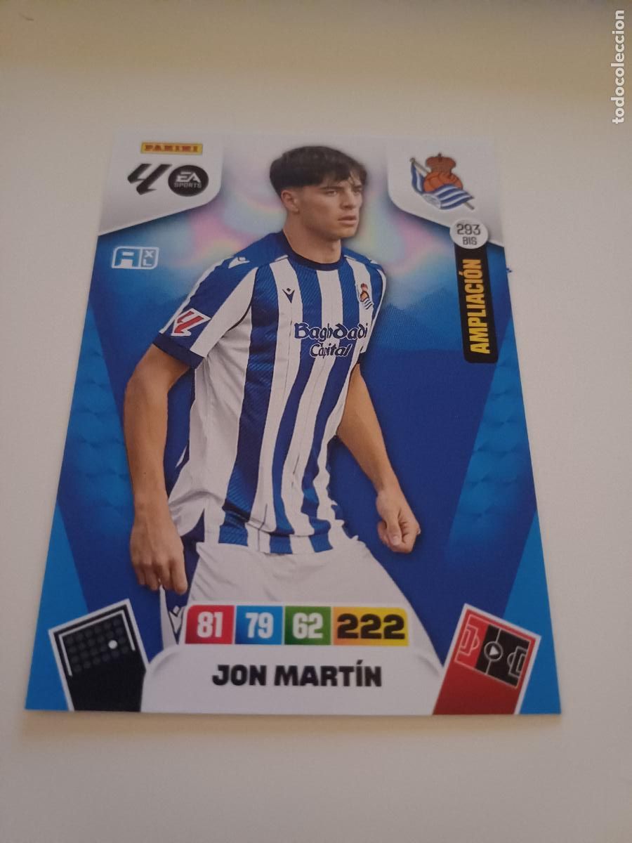 Figurine di Calcio: 293Bis - Mart&iacute;n (Real Sociedad) Ampliaci&oacute;n