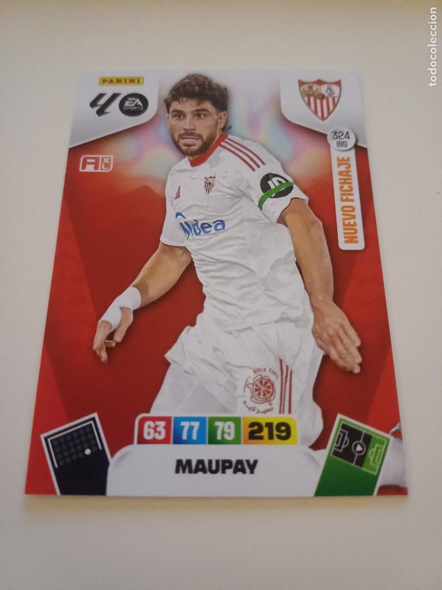 Figurine di Calcio: 324Bis - Maupay (Sevilla) Nuevo Fichaje