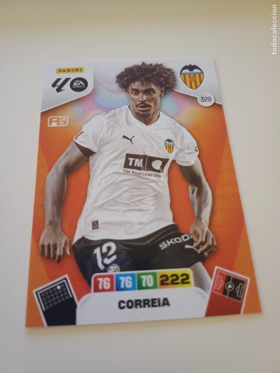 Figurine di Calcio: 329 - Correia - Valencia Cf