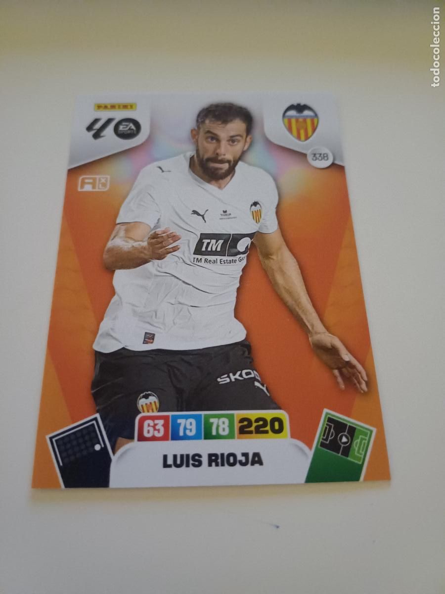 Cartes &agrave; collectionner de Football: 338 - Luis Rioja - Valencia Cf