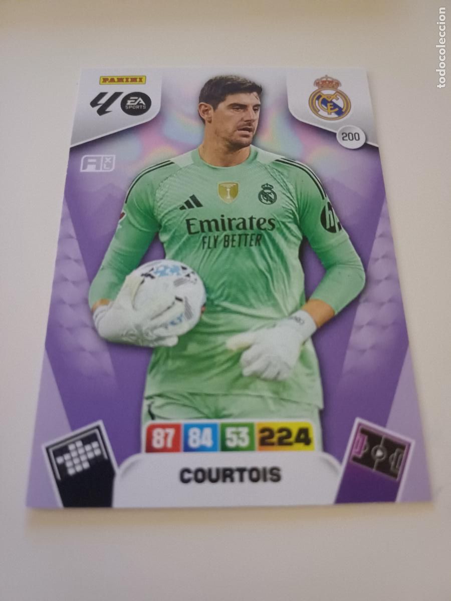 Cartes &agrave; collectionner de Football: 200 - Courtois - Real Madrid