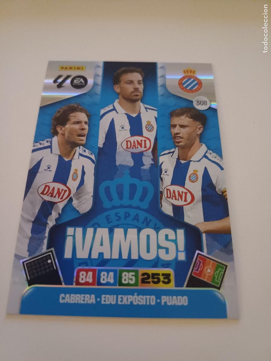 Cromos de F&uacute;tbol: 368 - Rcd Espanyol (Cabrera, Edu Exp&oacute;sito, Puado)