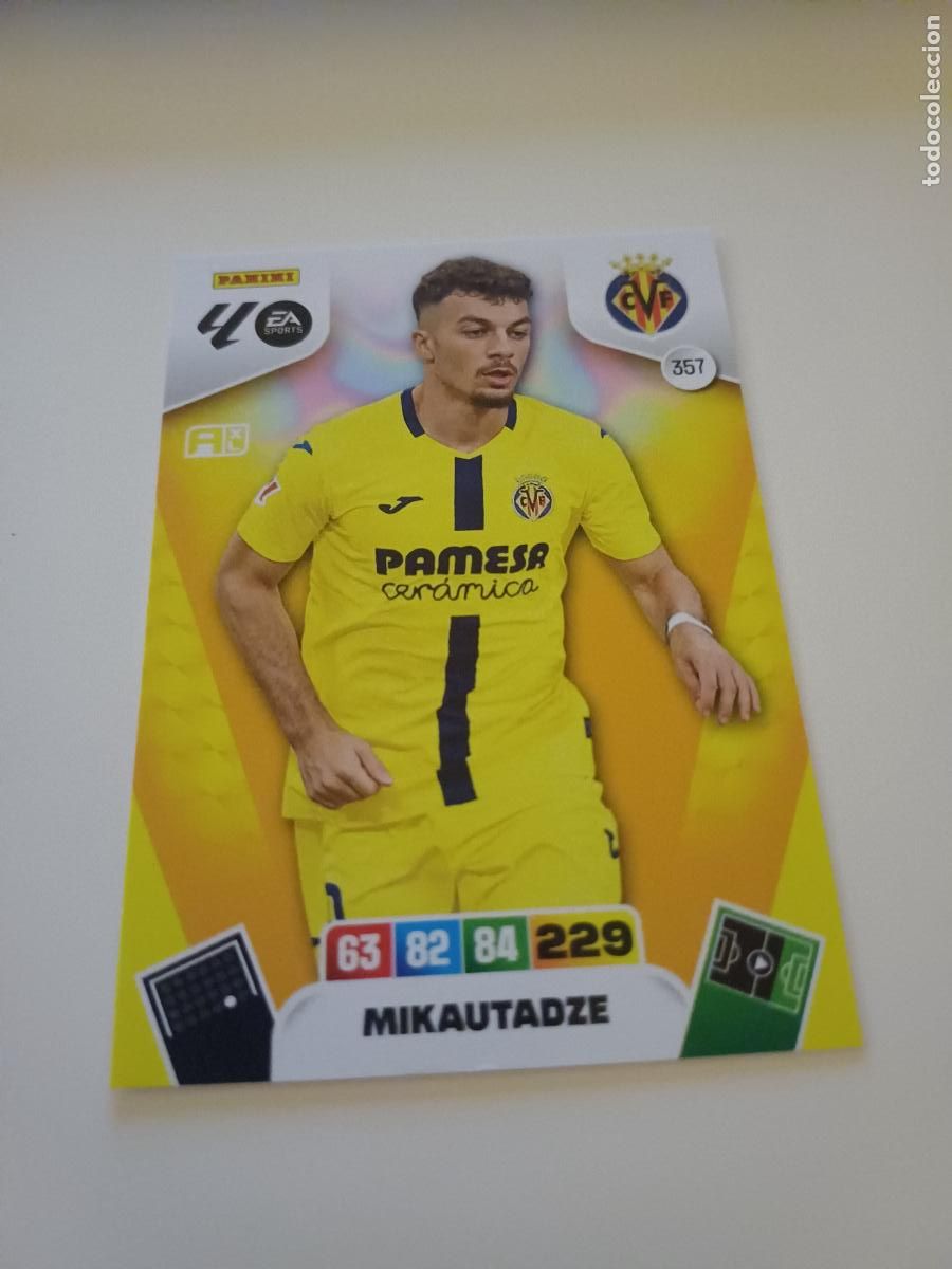 Cartes &agrave; collectionner de Football: 357 - Mikautadze - Villarreal Cf