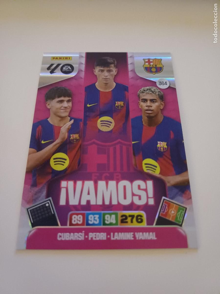 Cartes &agrave; collectionner de Football: 364 - Fc Barcelona (Cubars&iacute;, Pedri, Lamine Yamal)