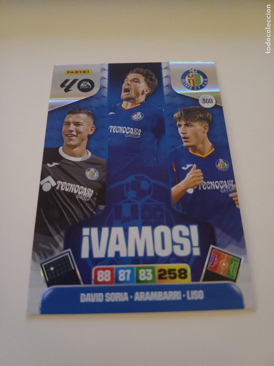 Cartes &agrave; collectionner de Football: 369 - Getafe Cf (David Soria, Arambarri, Liso)