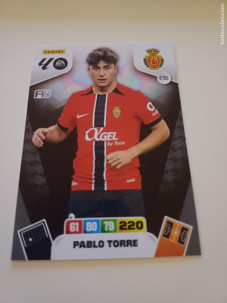 Cartes &agrave; collectionner de Football: 230 - Pablo Torre - Rcd Mallorca