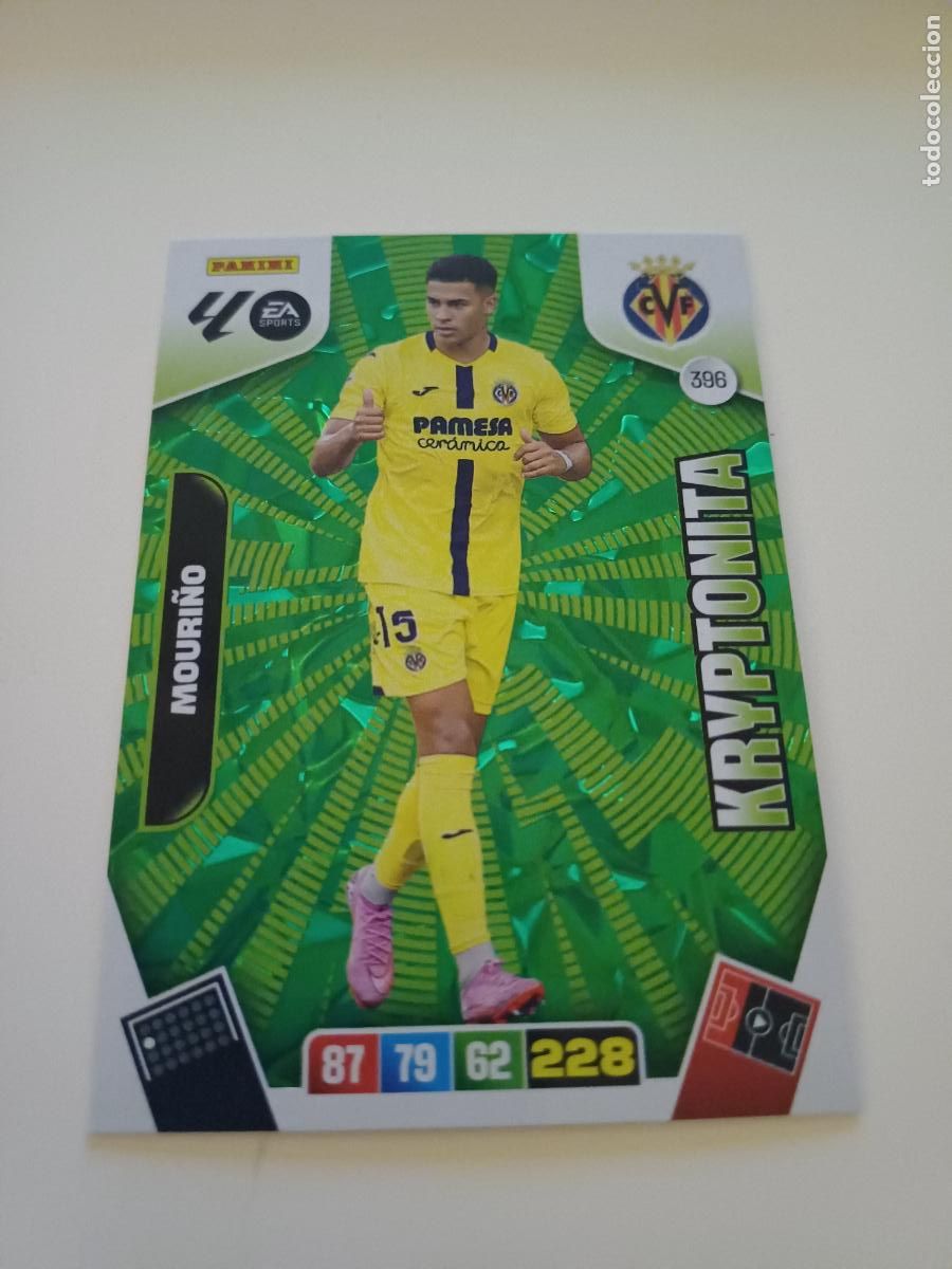 Cartes &agrave; collectionner de Football: 396 - Mouri&ntilde;o (Villarreal)