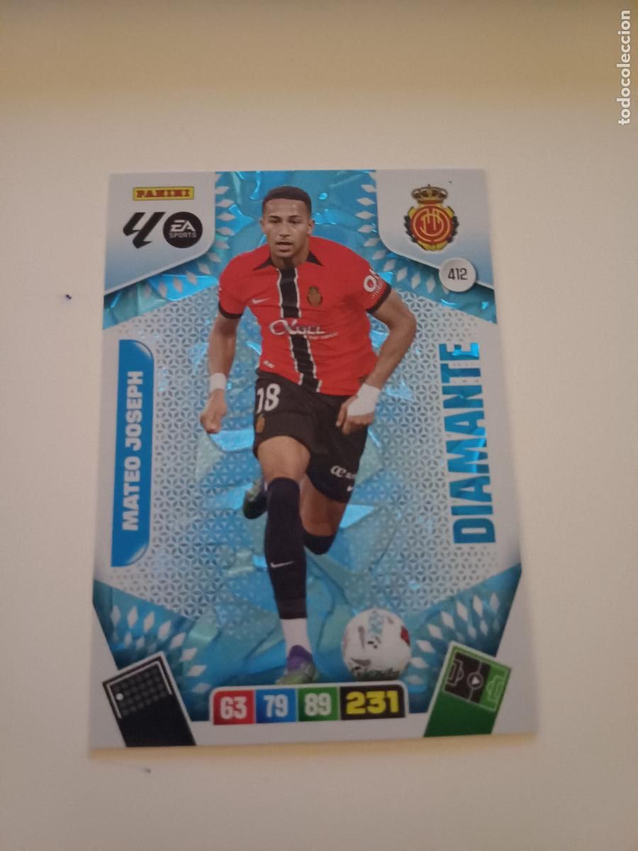 Cromos de Futebol: 412 - Mateo Joseph (Rcd Mallorca)